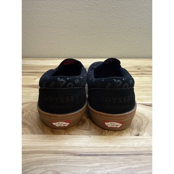 VANS BMX Slip-On Black/Gum Odyssey 40 Year Anniversary Release Size 11
